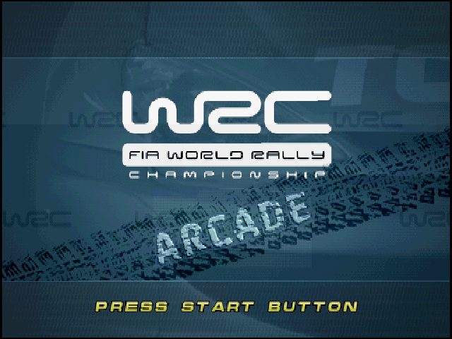 WRC Arcade  title screen image #1 