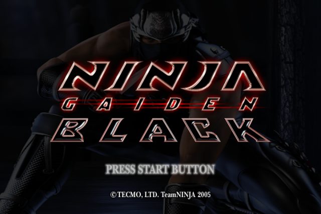 Ninja Gaiden Black title screen image #1 