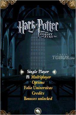 Harry Potter and the Goblet of Fire  title screen image #1 