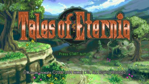 Tales of Eternia title screen image #1 