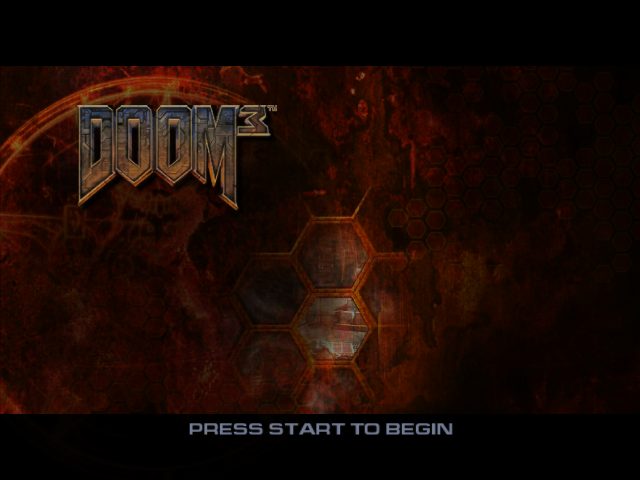 Doom 3  title screen image #1 