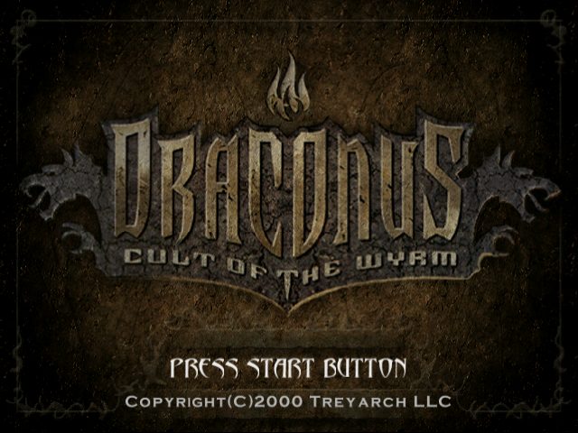 Draconus: Cult of the Wyrm  title screen image #1 