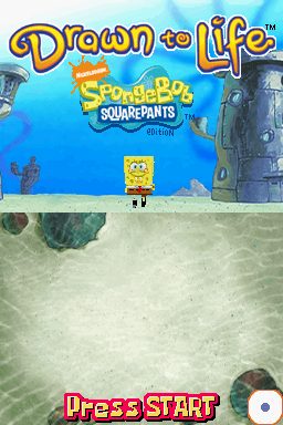 Drawn to Life: SpongeBob SquarePants Edition title screen image #1 