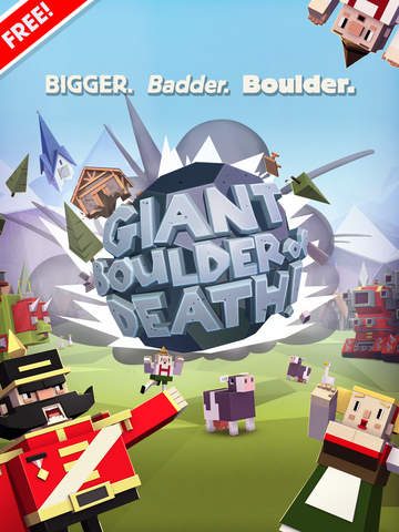 Giant Boulder of Death title screen image #1 