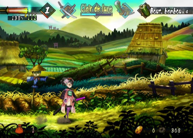 Muramasa: The Demon Blade  in-game screen image #1 