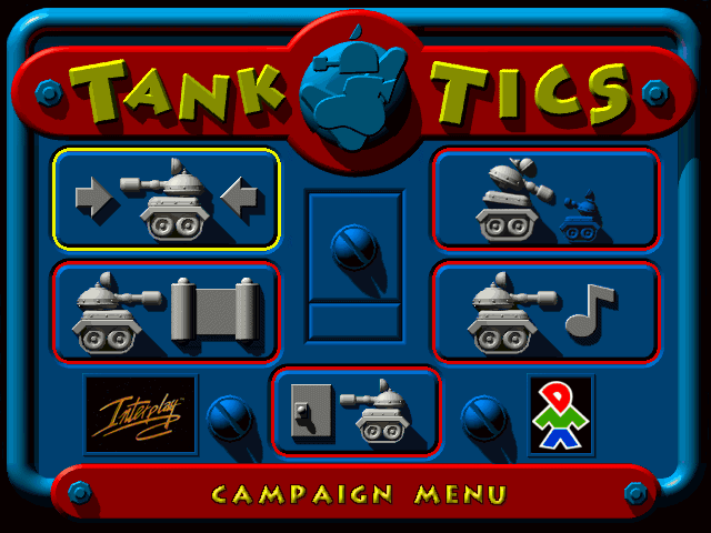 Tanktics title screen image #1 