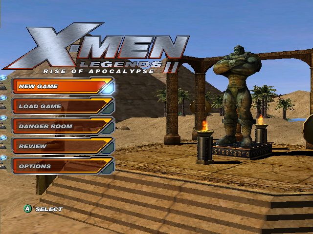 X-Men Legends II: Rise of Apocalypse  title screen image #1 