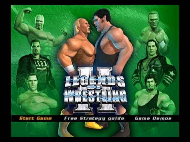 Legends of Wrestling 2  title screen image #1 