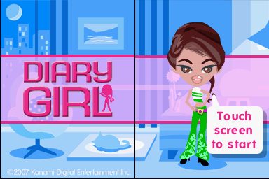 Diary Girl title screen image #1 