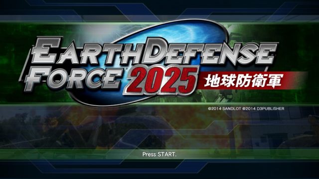 Earth Defense Force 2025  title screen image #1 