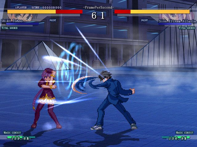 Melty Blood in-game screen image #3 