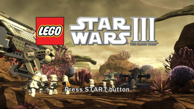 LEGO Star Wars III: The Clone Wars title screen image #1 