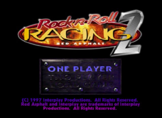 Rock 'n Roll Racing 2: Red Asphalt  title screen image #1 