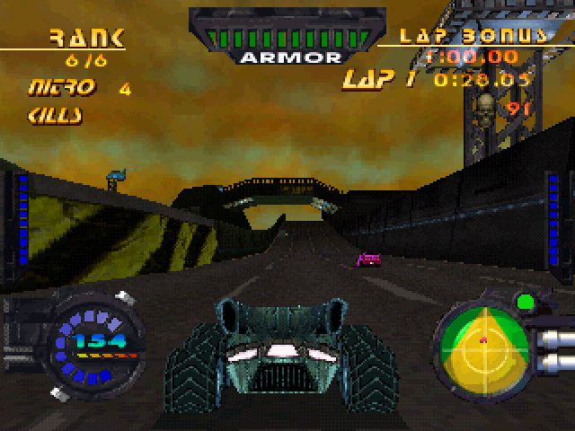 Rock 'n Roll Racing 2: Red Asphalt  in-game screen image #1 