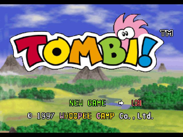 Tomba!  title screen image #2 