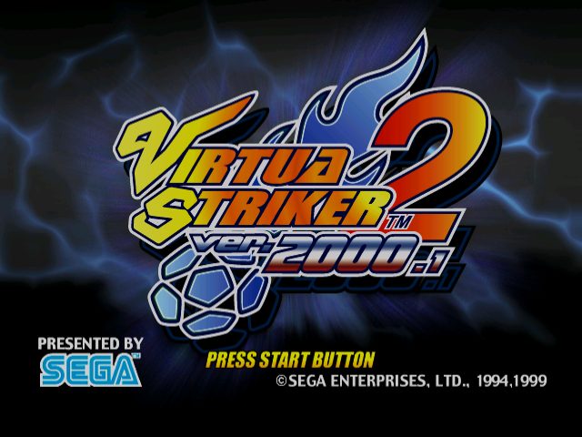 Virtua Striker 2  title screen image #1 