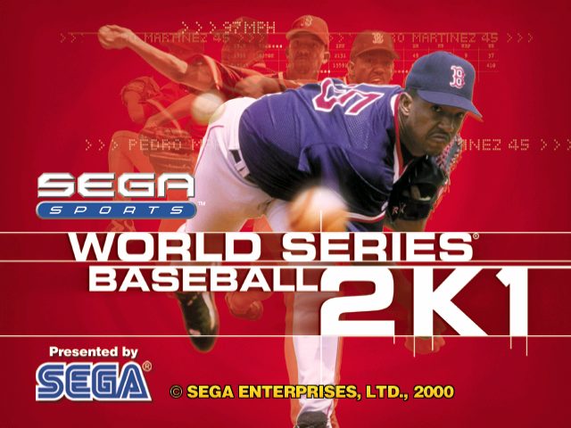World Series Baseball 2K1 title screen image #1 
