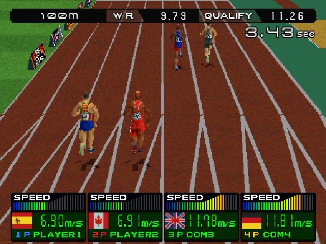 Ganbare Nippon! Olympic 2000  in-game screen image #1 