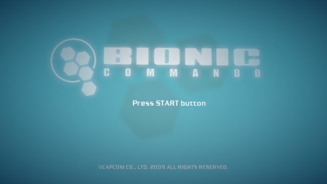Bionic Commando title screen image #1 