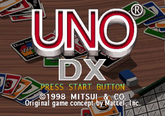 Uno DX  title screen image #1 