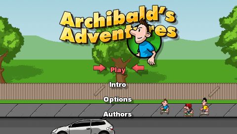 Archibald's Adventures title screen image #1 