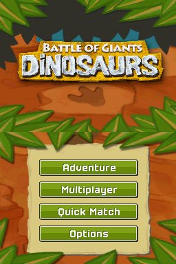 Battle of Giants: Dinosaurs: Fight for Survival  title screen image #1 