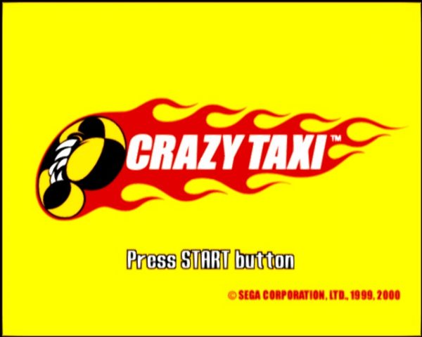 Crazy Taxi title screen image #1 