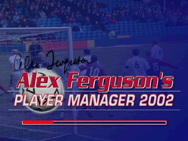 Alex Ferguson's Player Manager 2002  title screen image #1 
