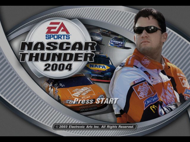 NASCAR Thunder 2004 title screen image #1 