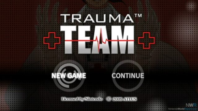 Trauma Team  title screen image #1 