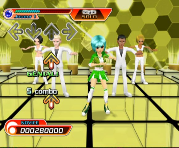 Dance Dance Revolution: Hottest Party  in-game screen image #1 