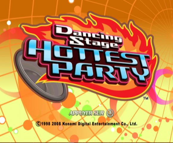 Dance Dance Revolution: Hottest Party  title screen image #1 