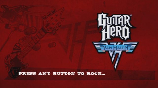 Guitar Hero: Van Halen title screen image #1 