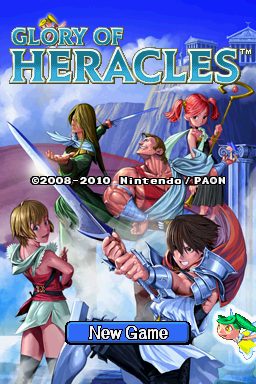 Glory of Heracles title screen image #1 