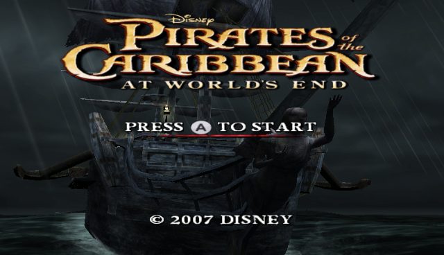 Pirates of the Caribbean: At World's End title screen image #1 