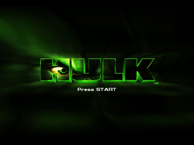 Hulk  title screen image #1 