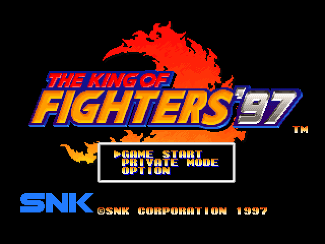 The King of Fighters '97  title screen image #1 