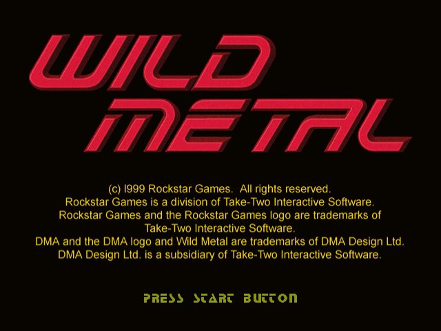 Wild Metal title screen image #1 