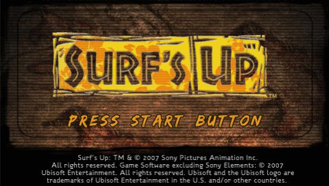 Surf's Up title screen image #1 