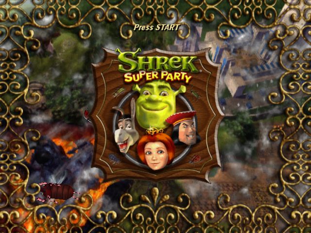 Shrek Super Party title screen image #1 