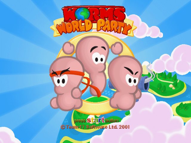 Worms World Party title screen image #1 