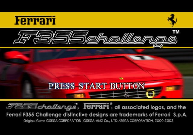 Ferrari F355 Challenge title screen image #1 