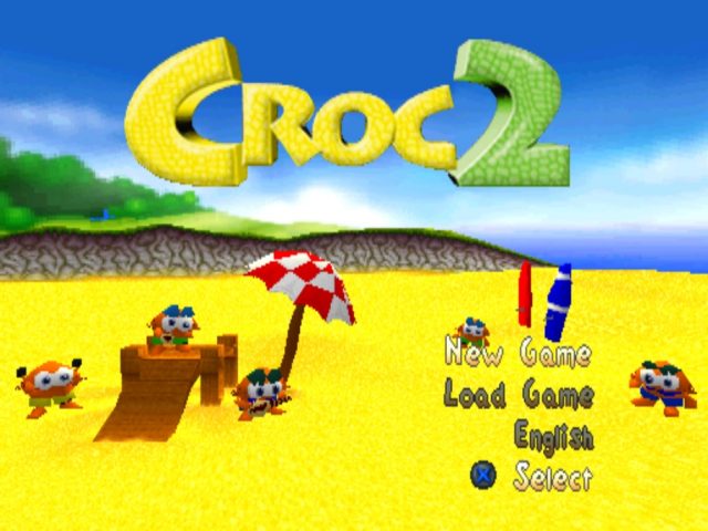 Croc 2  title screen image #1 