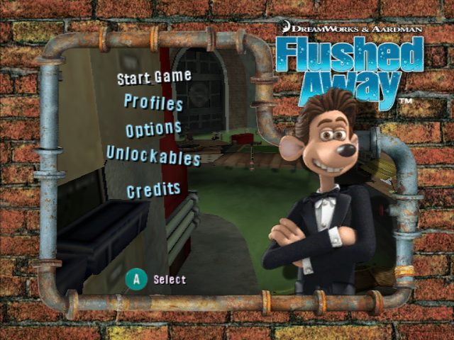 Flushed Away title screen image #1 