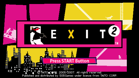 EXIT 2  title screen image #1 