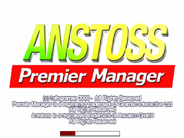 Premier Manager 2000  title screen image #1 