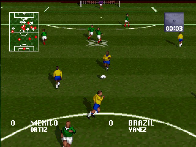 Striker '96  in-game screen image #3 
