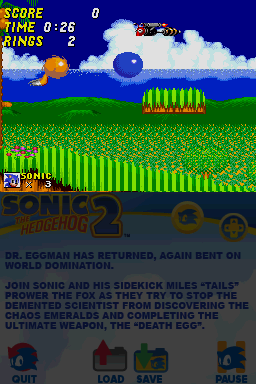 Sonic Classic Collection in-game screen image #1 