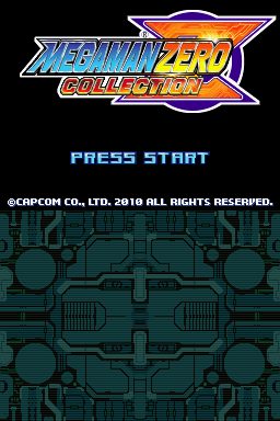 Mega Man Zero Collection title screen image #1 