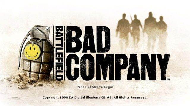 Battlefield: Bad Company  title screen image #1 